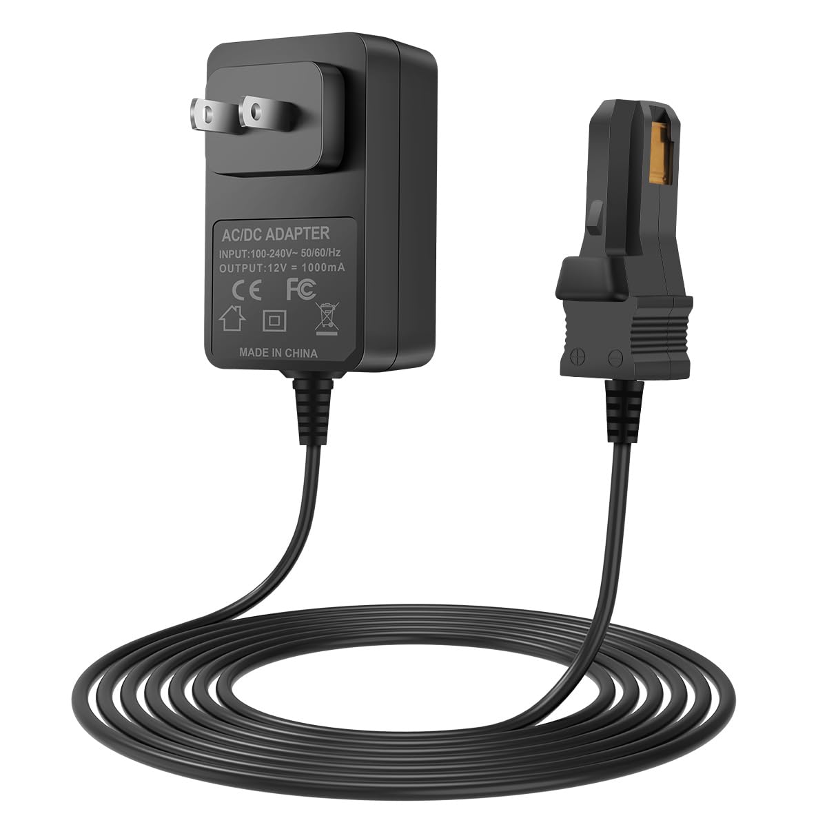 Eagleggo Replacement 12-Volt Charger for Power Wheels Gray Battery and Orange Top Battery Models 00801-0638, 00801-1869, 1001175653