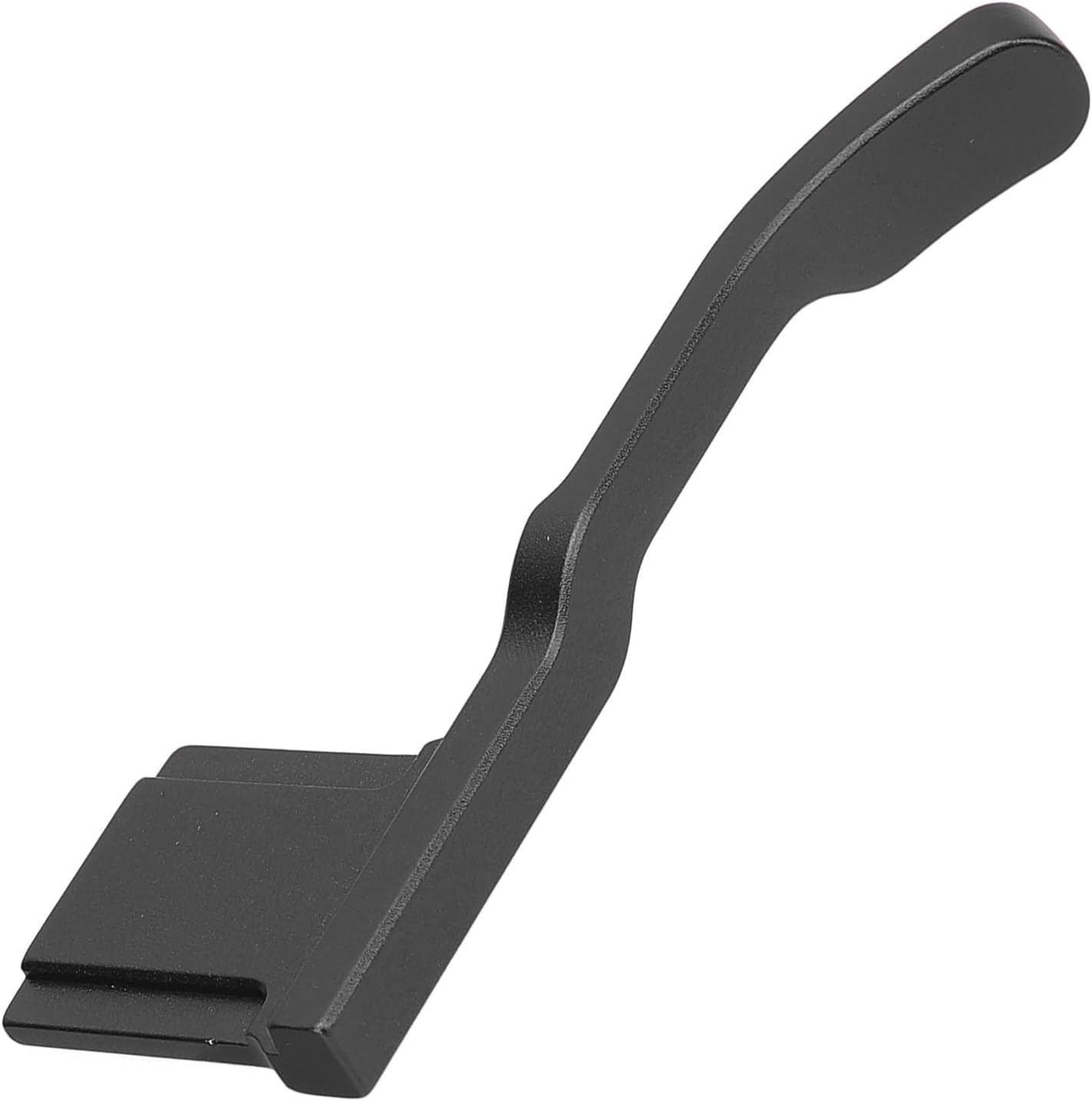 Camera Thumb Up Grip Aluminum Alloy Metal Support with Hot Shoe Cover for GFX-50R Mirrorless Camera (Black)