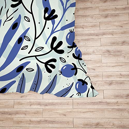 Housse de couette décorative motif myrtille King haut de gamme
