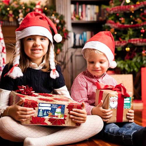 image for OHOME 500 PCS Christmas Gift Tags - Gift Tags for Christmas Presents |