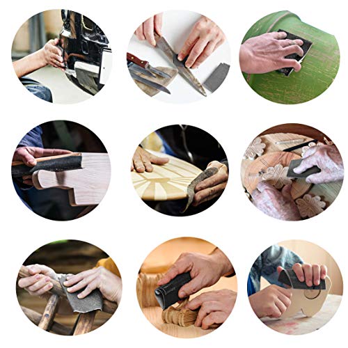 Hbsite Schuurpapier voor Droog Nat Polijsten Houten Meubels Metaal Automobiel Afwerking Schuurpapier 1000/1500/2000/3000/4000/5000 Grit(12 vel) - Afbeelding 5