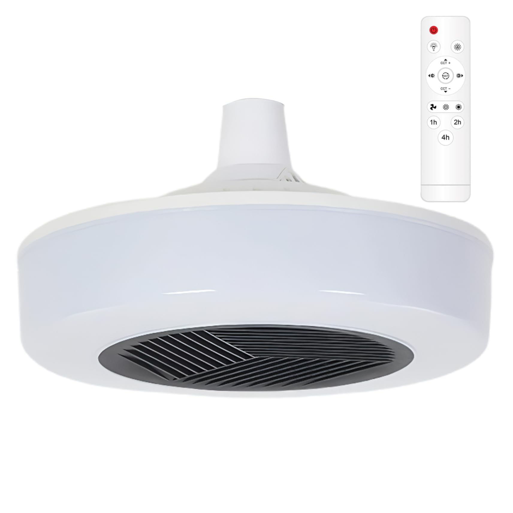 Uanqfegy Bathroom Heater Fan Light Combo – Ceiling LED Lights with Built-in Heater, Bathroom Ceiling Light Heating Fan with Remote Control