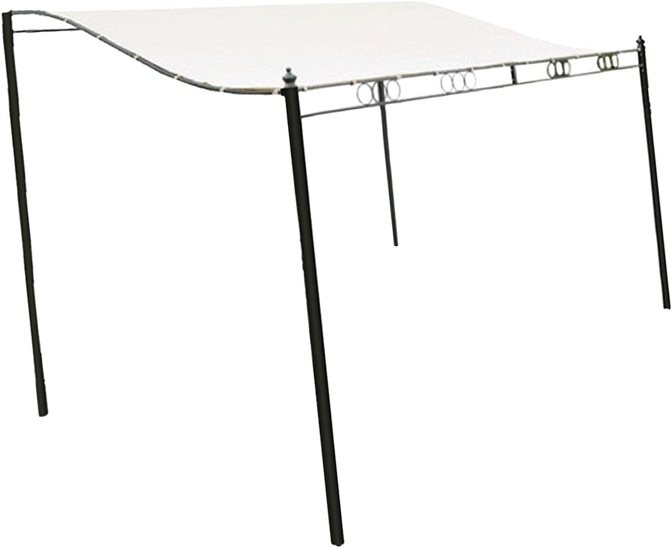 Qianly Garden Gazebo Canopy Replacement Top Cover Beige for Outdoor Patio Garden, 3x3M