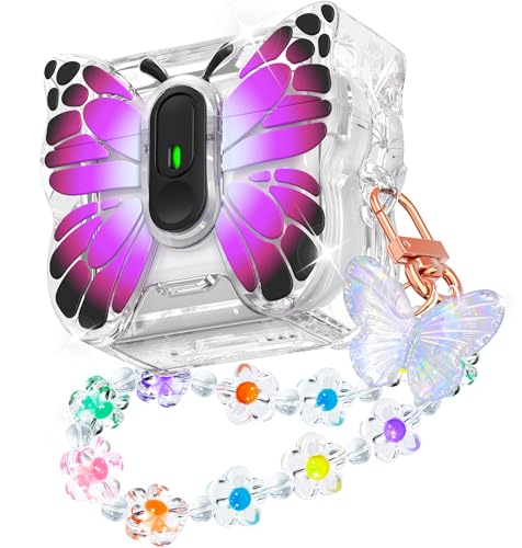 R-fun AirPods 4�p�P�[�X �o�^�t���C �A�[�e�B�X�g���[ - �����|�b�v�A�b�v�W�ƃL�b�N�X�^���h�@�\�A�~���^���[�O���[�h��360°�ی�A�������u���X���b�g�ƃN���[�j���O�L�b�g�t�� AirPods��4����2024�p,�u���b�N ���[�Y ���b�h