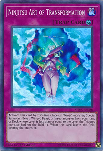 Yu-Gi-Oh! - Ninjitsu Art of Transformation - SHVA-EN028 - Super Rare - 1st Edition - Shadows in Valhalla