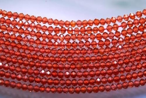 Garnat rondelles facettées AAA d'exception pour création de bijoux uniques haut de gamme