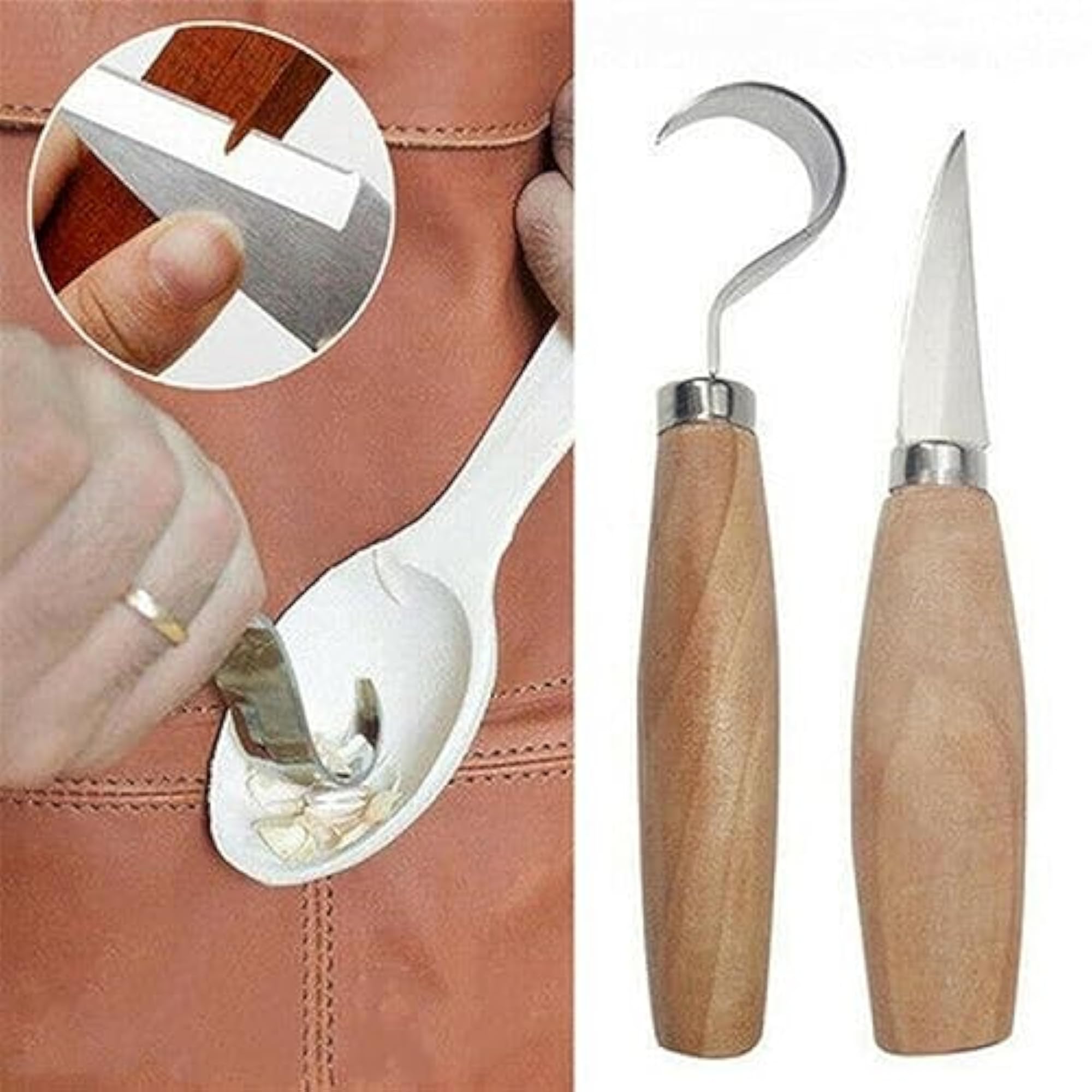 Wood Carving Knife Chisel Hook Knife for Beginners