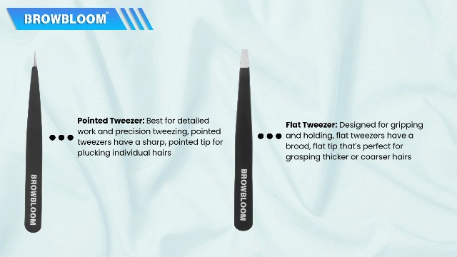 Amazon.com : BROWBLOOM 4Piece Set of Professional Tweezers for