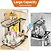 REALINN Under Sink Organizer, Height Adjustable Under Sink Organizers and Storage, 2 Tier Pull Out Drawer Cabinet Storage for Kitchen Bathroom, 1 Pack