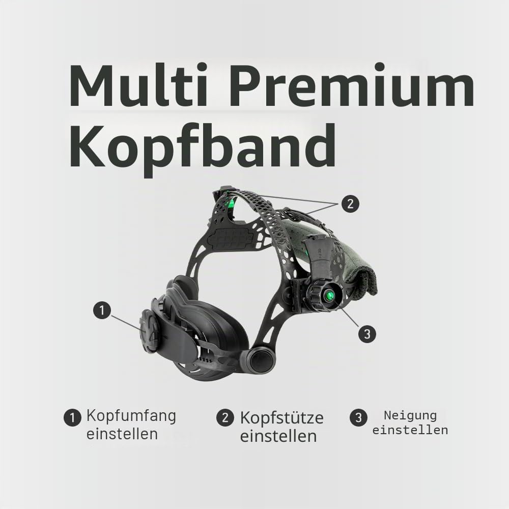GYS Schweißhelm LCD ERGOTECH+ 5/9-9/13 SILVER TRUE COLOR