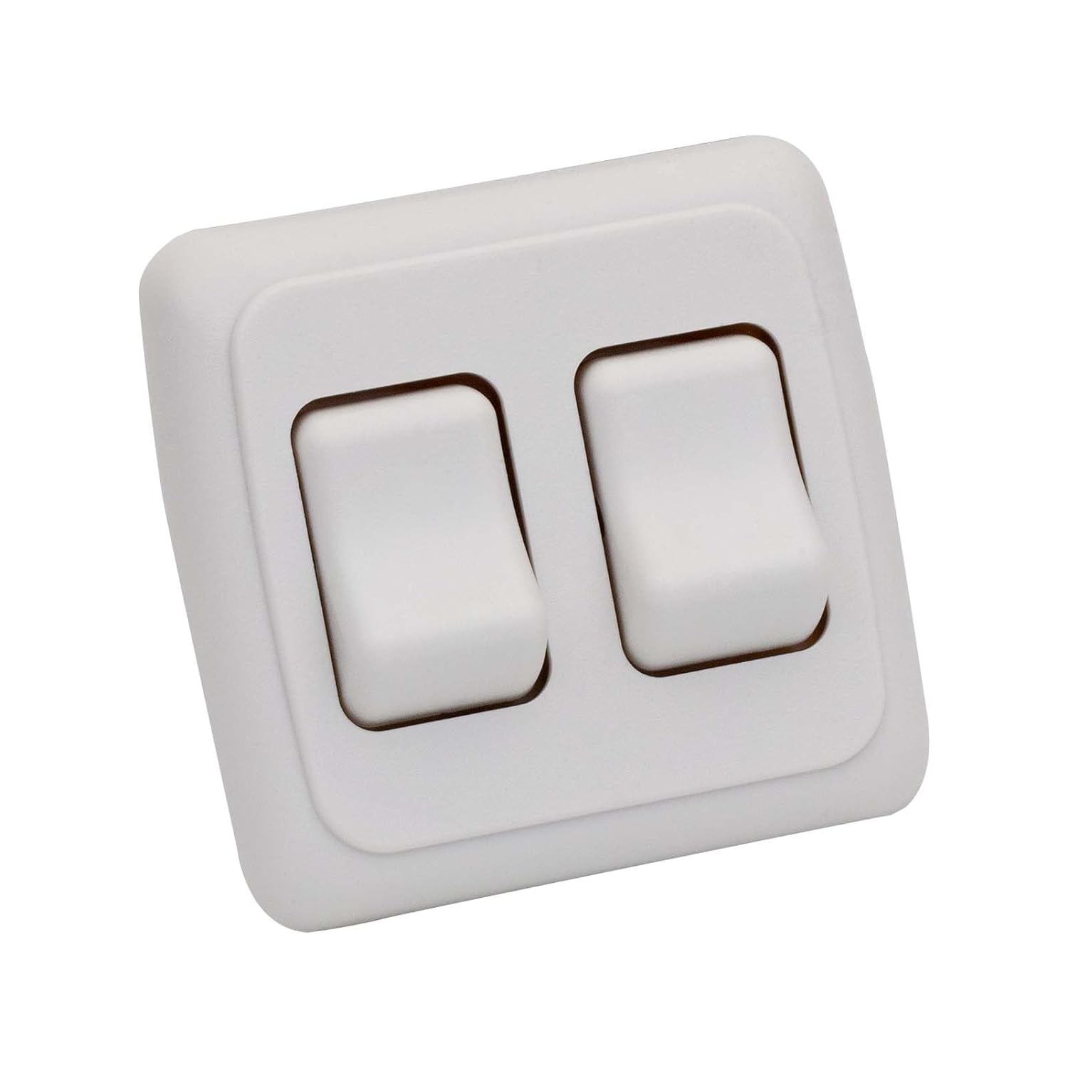 Double SPST On-Off Switch with Bezel, Technology Components 12V Light Switch RV Switch | RV Electrical | Toggle Switch for RV, Camper, Trailer