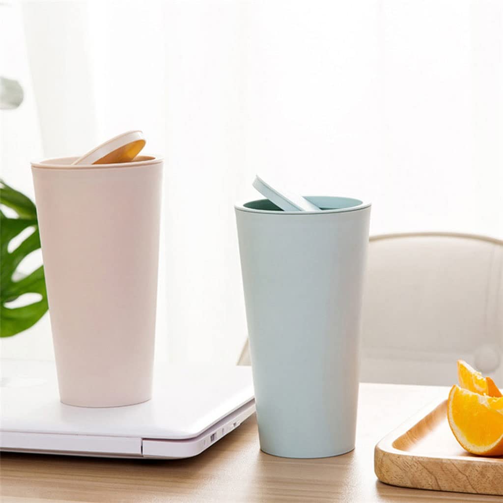 Waste Bin Small Trash Can Mini Desktop Litter Trash Little Tabletop Trashbox for Desk Car Trash Bin(C)