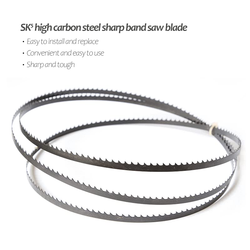 Brzeszczot do piły taśmowej bimetalowej, 3 szt. do cięcia piły szablastej Brzeszczot piły taśmowej 6,4 mm (1/4'') X0,4 mm 8"; Narzędzia do obróbki drewna piły taśmowej/1790-10-6T