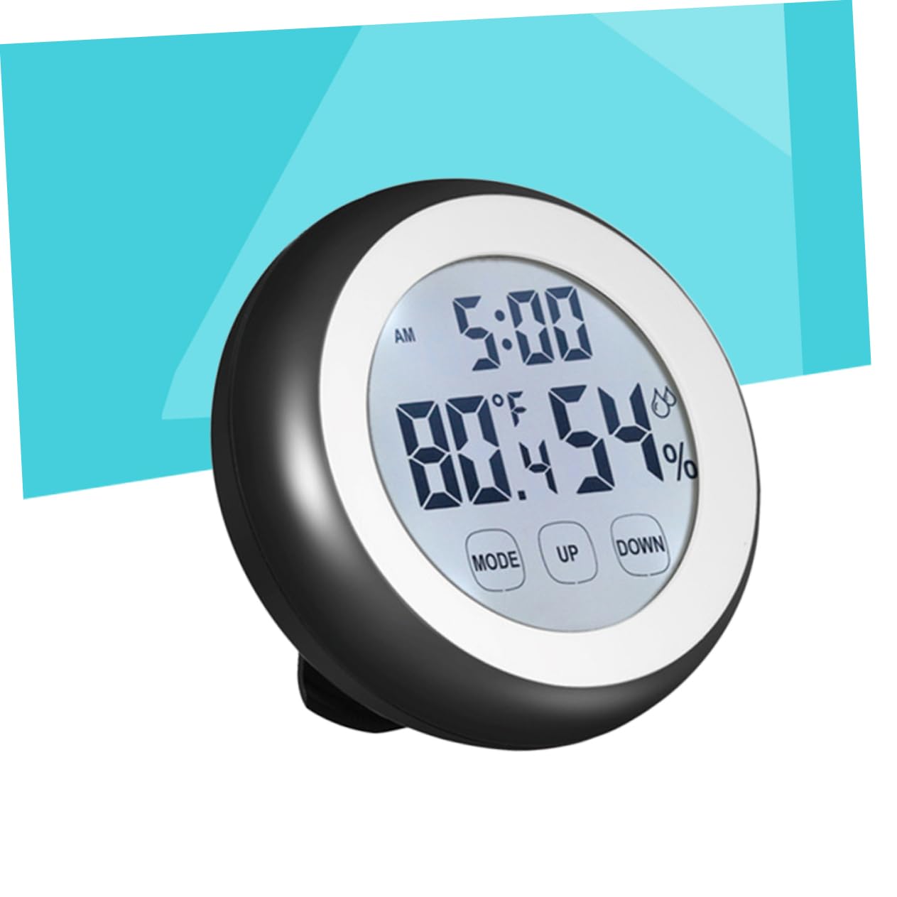 Kisangel 3 Stücke Hochpräzises Digitalthermometer Hygrothermograph Lcd-display Touchscreen Celsius/fahrenheit Wandmontage Tischständer Batterie