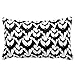 Produktbild Standard Pillowcase Decorative Black And White Bats Goth Halloween Pattern Pillow Sham 20X36 Inches