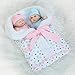 KSQLB Gemelli Baby Mini Palms Baby Doll Simulazione personalità Creativa Silicone Fatto a Mano Morbido Soft Occhi Aperti può Essere Lavato