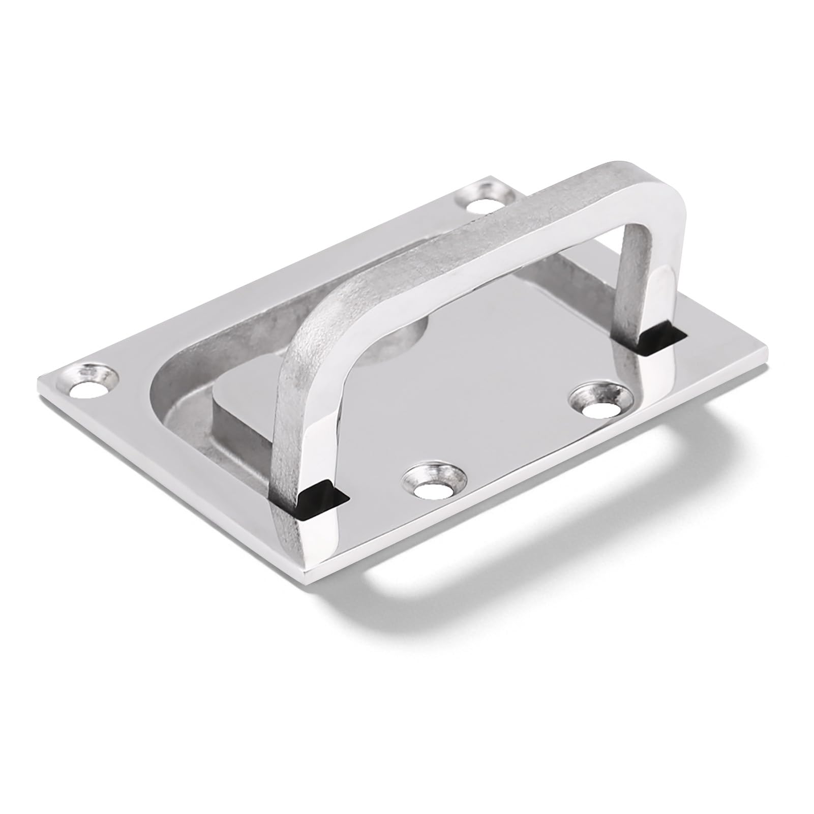 Boat Flush Hatch Handles, Stainless Steel Boat Recessed Lift Pull Handle Latch for Cabinet Locker Marine Yacht (1PCS)