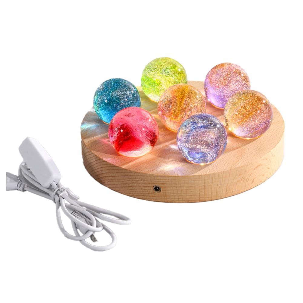 Boule d'étoile en verre coloré lumineuse planète astronomie décoration