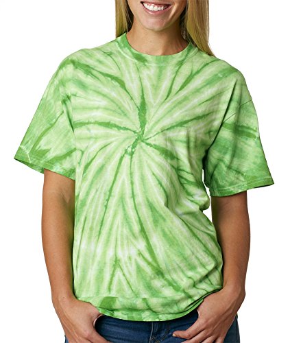 Gildan Tie-Dye Adult Vat-Dyed Cyclone Tee - Lime - 3XL
