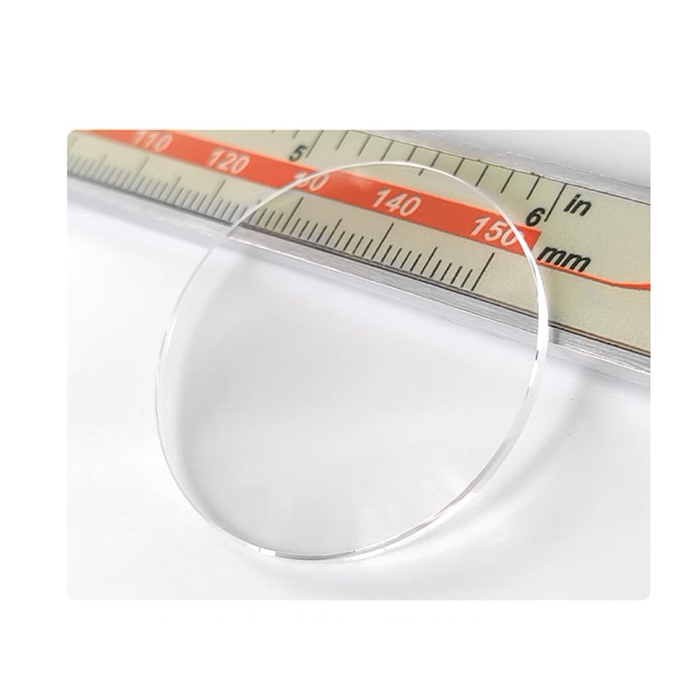 Ersatz-Uhrenglas aus Saphirglas – einzelne gewölbte Spiegellinse, 30–40,5 mm, 1,5 mm dick, hohe Präzision(36.5mm)