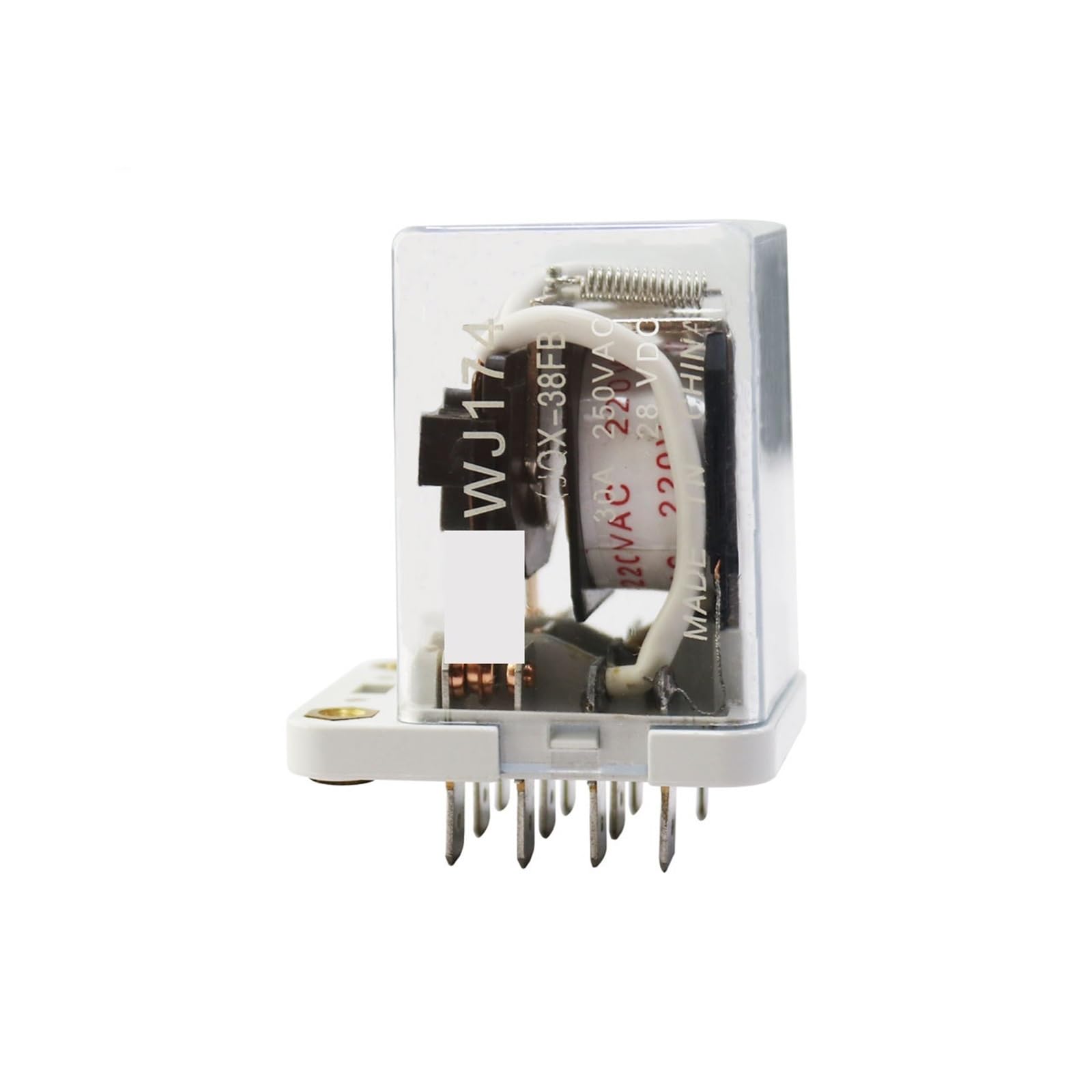 BALYDLUL WJ175 JQX-38FA 40A Relay 6~220VDC/380VAC Coil, 40A 250VAC/28VDC Contact,(Normal Open,12VDC)