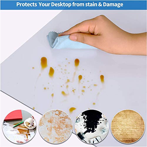 Office Desk Mat Chair Mat For Hard Wood Floor, Pvc Protection Floor Mat, Easy To Clean Dining Table Cover, Anti-Static Heat Resistant Oil Proof Skid-Resistant Matte/Frosted #TOP3