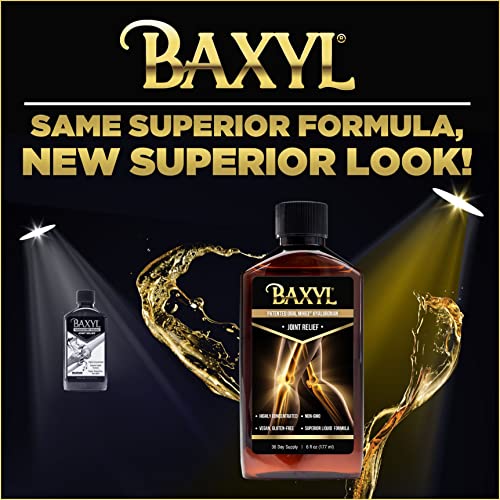 Baxyl + Gi Bundle - Liquid Hyaluronic Acid For Joint Relief & Mhb3Hyaluronan And Amaferm For Digestion, Digestive Aid & Stomach Relief #TOP5