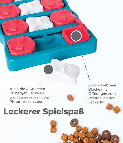 Outward Hound Nina Ottosson Hundespielzeug Intelligenz - Stufe 2 Erfahrene - Leckerli-Spender, Beschäftigung & Intelligenzspielzeug für Hunde & Welpen, bei Langeweile & mentaler Stimulation