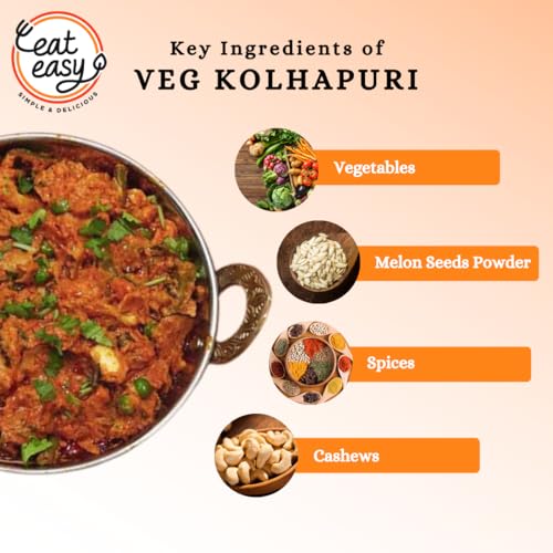 Image of Eat Easy Ready To Eat Veg Kolhapuri- 75g (Pack of 2) After Preparation 337g