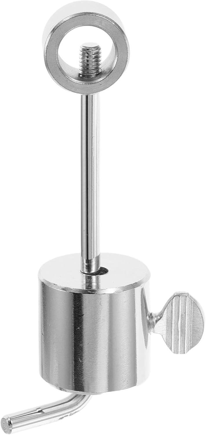 Garneck Stainless Steel BBQ Spit Rod Weight Accessory with Sturdy Support and Easy to Clean Design, Rotisserie Grill Balance Weight Stopper for Outdoor Camping and Picnics
