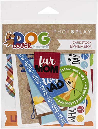 Photo Play Paper Dog Lover DIECUTS Ephemera