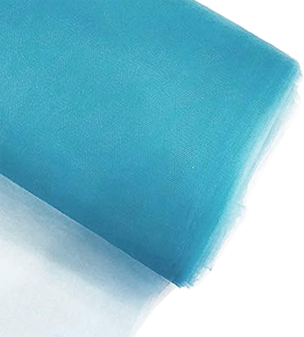 Craft and Party 54'' Tulle (Bolt 40 Yard) Fabric, Turquoise