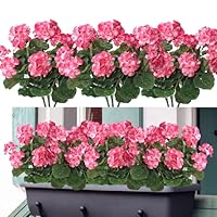 Weldomcor 8 bundels kunstbloemen, kunstbloemen, net echt voor buiten en