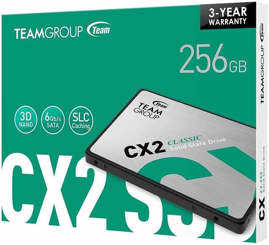 Team Group CX2 2.5" 256 GB Serial ATA III 3D NAND