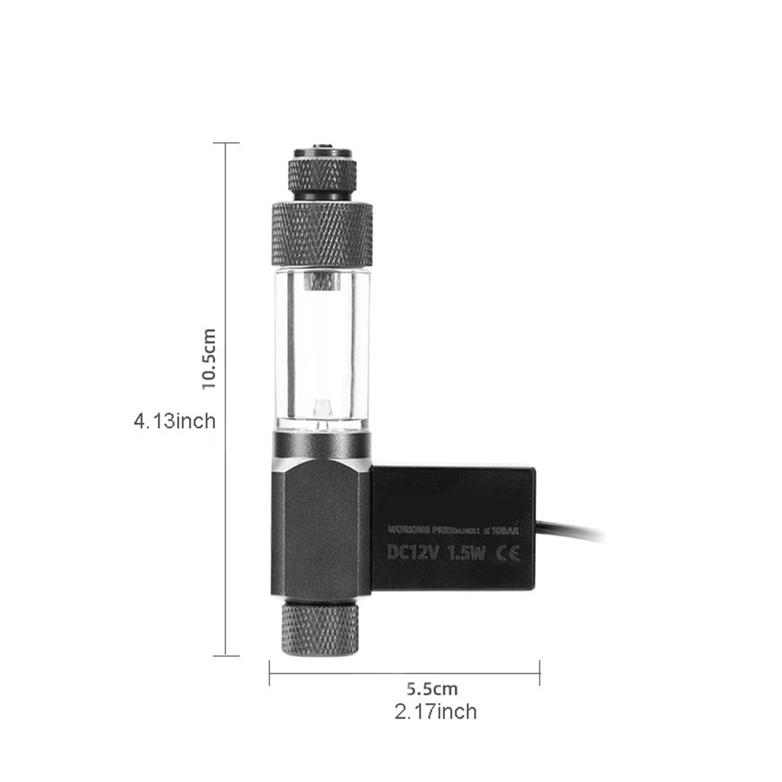 Aquarium Co2 Regulator Mini System Carbon Dioxide Reducer Solenoid Valve Cylinder Accessories Fishing Tank Kit Bubble(PURPLE)