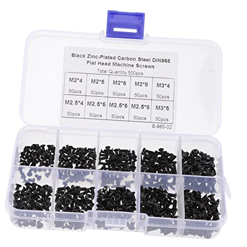 NAMOARLY 1Set Flat Head Countersunk Screw for Laptop Repair Screws Assortment Kit with Multiple for Door Window and Appliance Assembly
