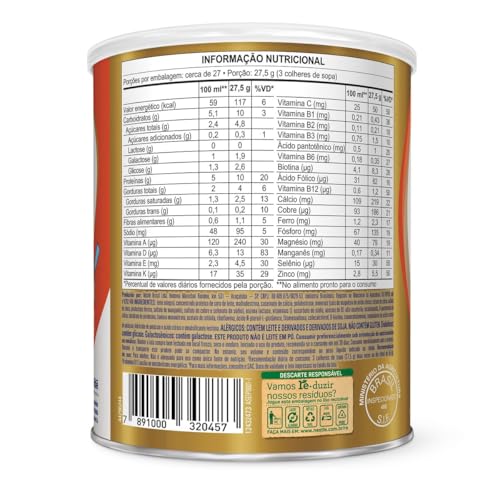Nutren Complemento Alimentar Senior Sem Sabor Zero Lactose 740G