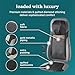HoMedics Back Massager with Heat, Shiatsu Elite II Heated Neck and Back Massage Cushion. 3 Different Massage Styles and 3 Massage Zones. Comes with Controller and Chair Straps