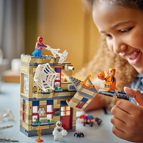 Image of LEGO Marvel Peter Parker's Apartment Super Hero Battle Building Toy 76317 for 8+ Gift for Boys and Girls