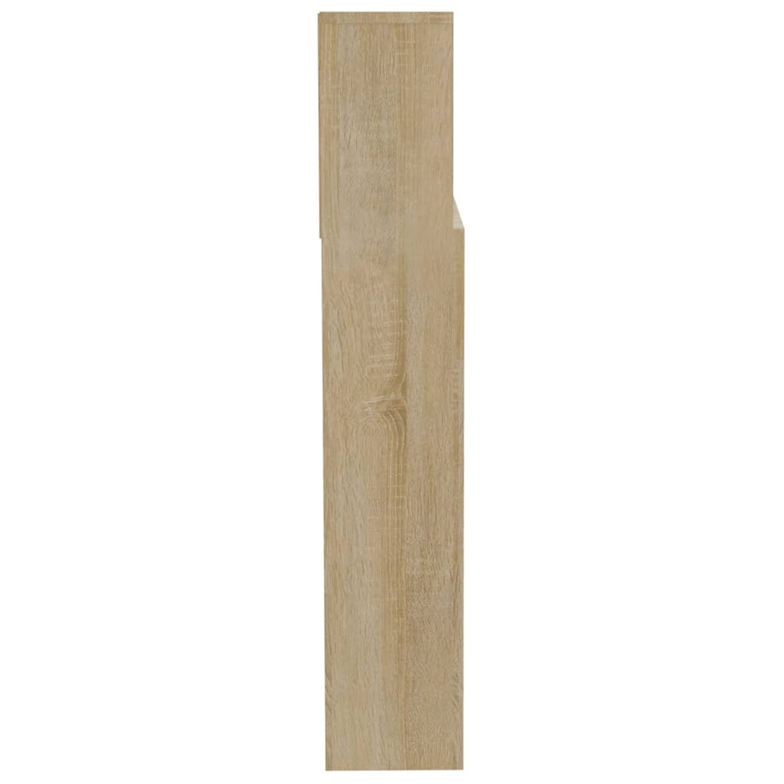 Mueble cabecero Color Roble Sonoma 200x19x103,5 cm Espaldar De Cama 200x100