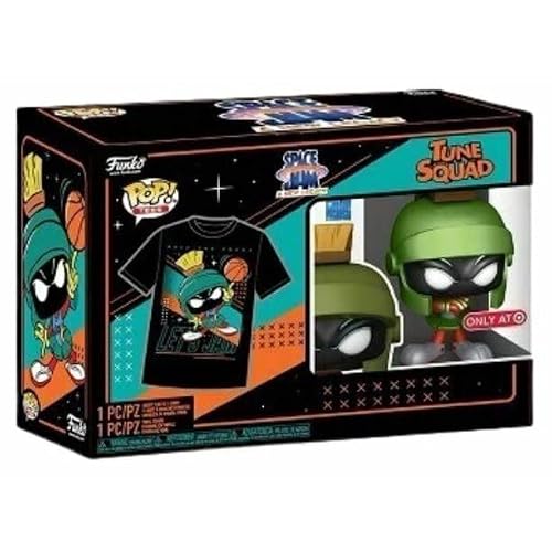 Funko Pop! Collector's Box: Space Jam A New Legacy Marvin The Martian Pop & Tee (Exclusive) L Black #TOP16