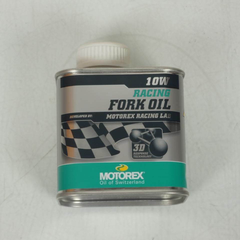 Huile de fourche 10W Motorex élimine les claquements et vibrations de votre moto