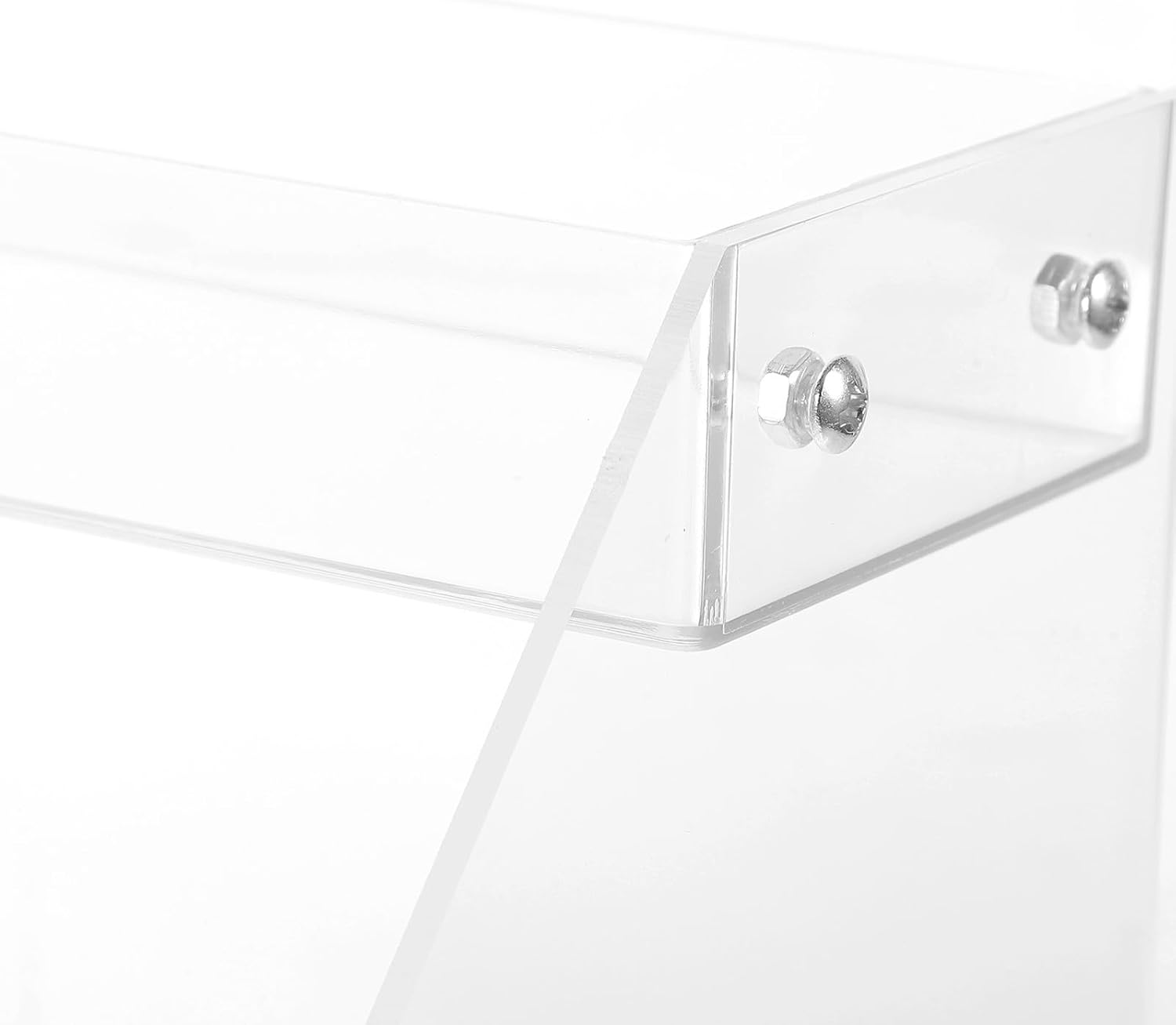 FRCOLOR Acrylic Beverage Display Rack 5-Tier Drinks Storage Organizer Shelf for Convenience Store Supermarket Countertop