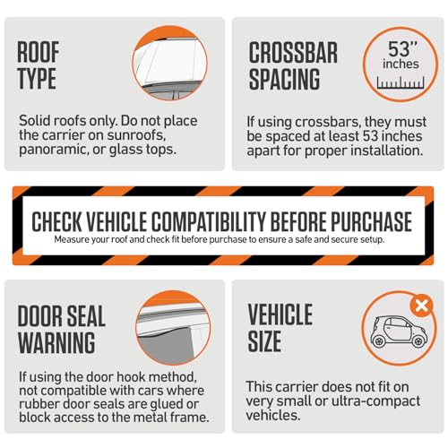Image of VENTURE 4TH Rooftop Cargo Carrier - 21 Cu Ft, Soft-Shell, Waterproof