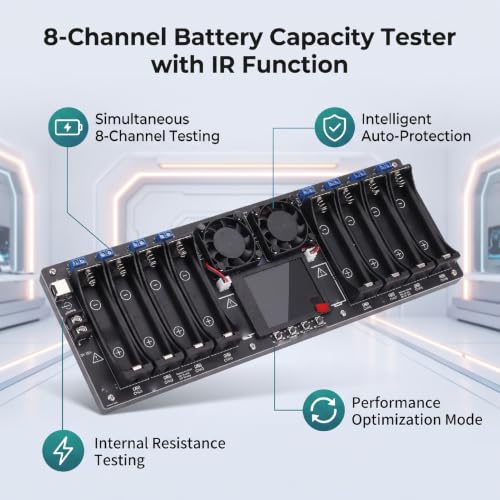 Detector de potencia Fabater de 8 canales para solucionar fallos en baterías 3