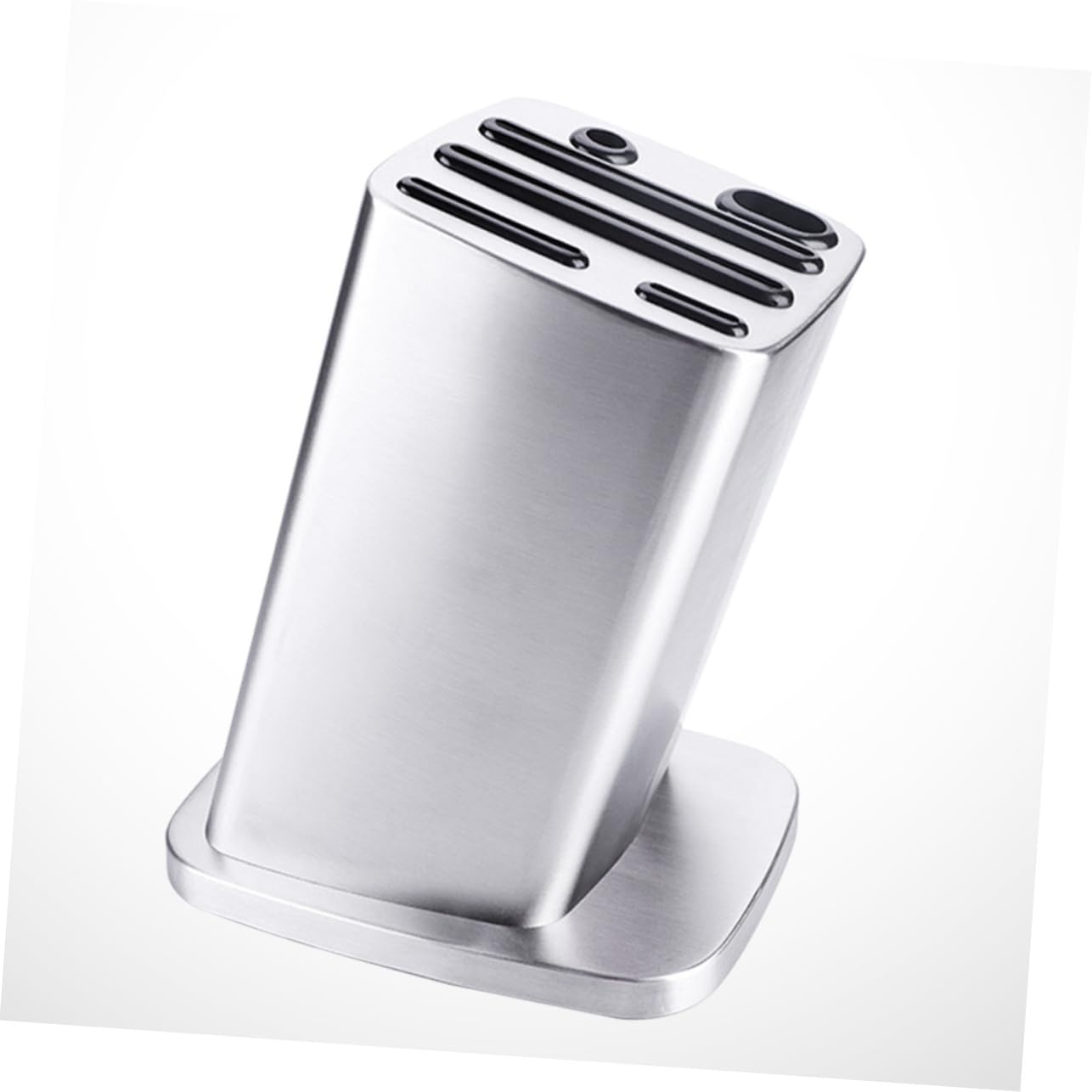Bloc Couteaux la Cuisine 6 Emplacements en Acier Inoxydable