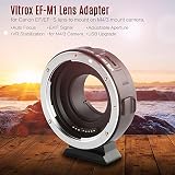 BORTT EF-M1 Lens Adapter EF-M1 Lens Adapter Ring Mount AF Auto Focus Aperture Control VR Stabilization Accessory Replacement for EF/EF-S Lens to M4/3 Micro Four Thirds Camera GH5/4/3