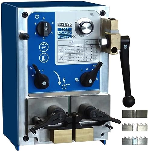 Hout snoeizaag lasser machine, 3 in 1 metalen bandzaagblad lasser grinder snijder hout bandzaagblad butt lasser temperen (Size : Machine)