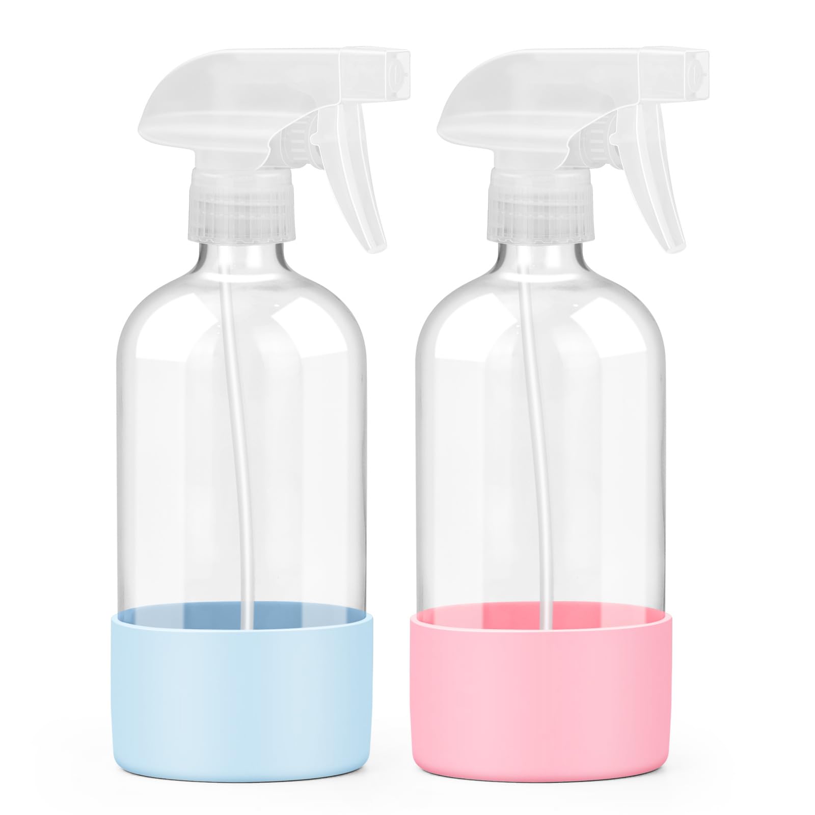 Worldgsb 2 Pack Glass Spray Bottles - refillable containers | Mubboo