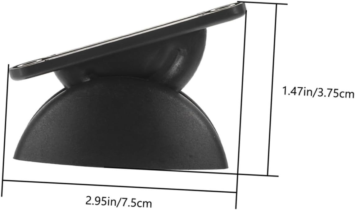 ABOOFAN 2pcs Door Suction Door Limiter Camper Catch Latch Door Catch Door Latches and Catches Cargo Trailer Door Keeper Nylon Black